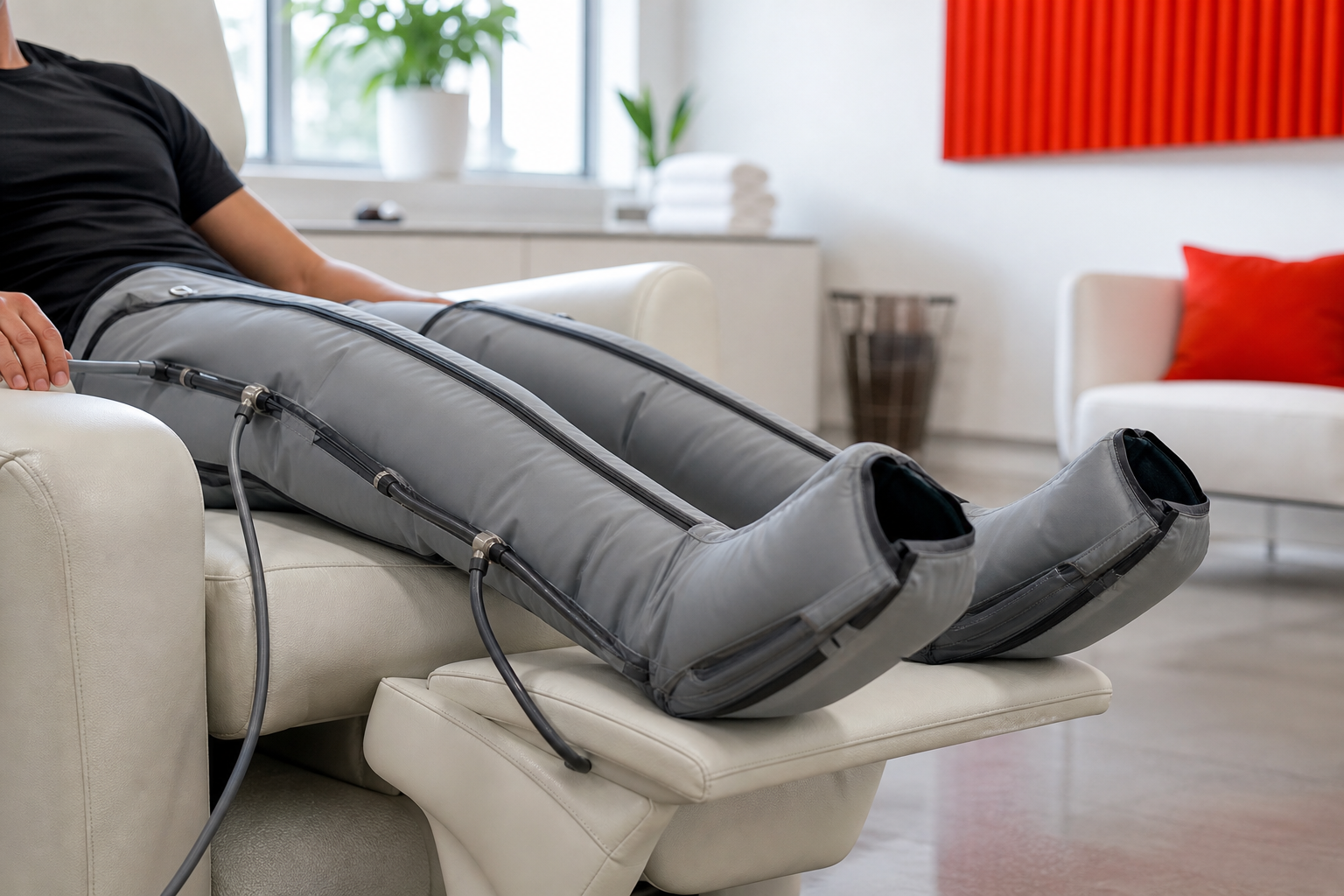 NormaTec compression and the broader Cryo Tempe recovery-studio environment